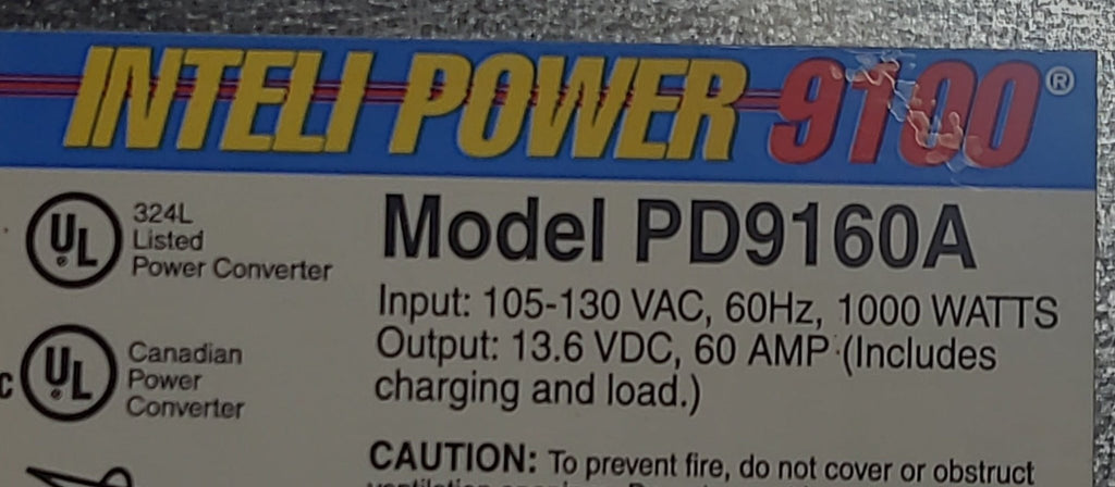Used Inteli Power 60 AMP Converter Charger - Young Farts RV Parts