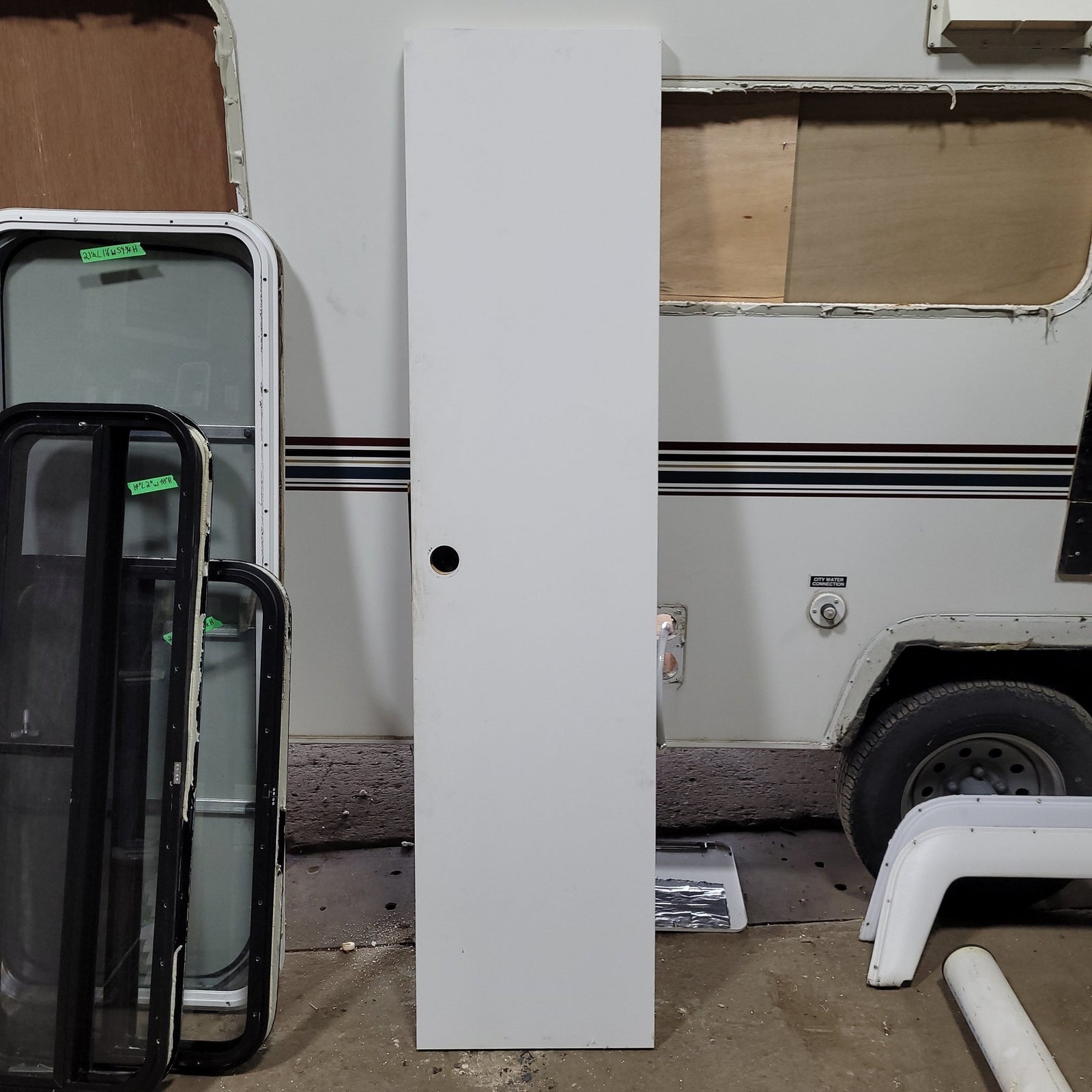 Used Interior Wooden Door 17 3/4