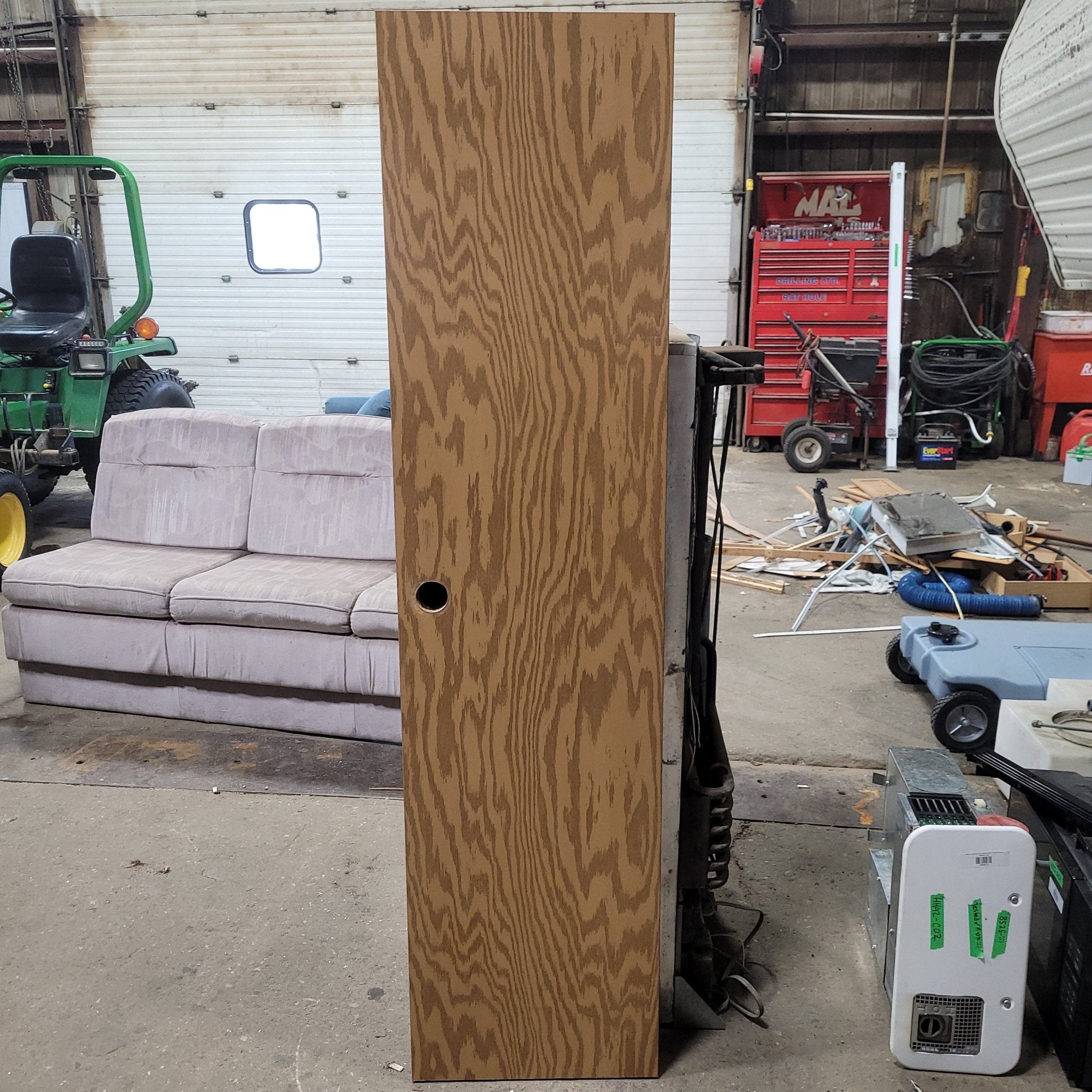 Used Interior Wooden Door 17 7/8" W X 72" H X 1 3/8" D - Young Farts RV Parts