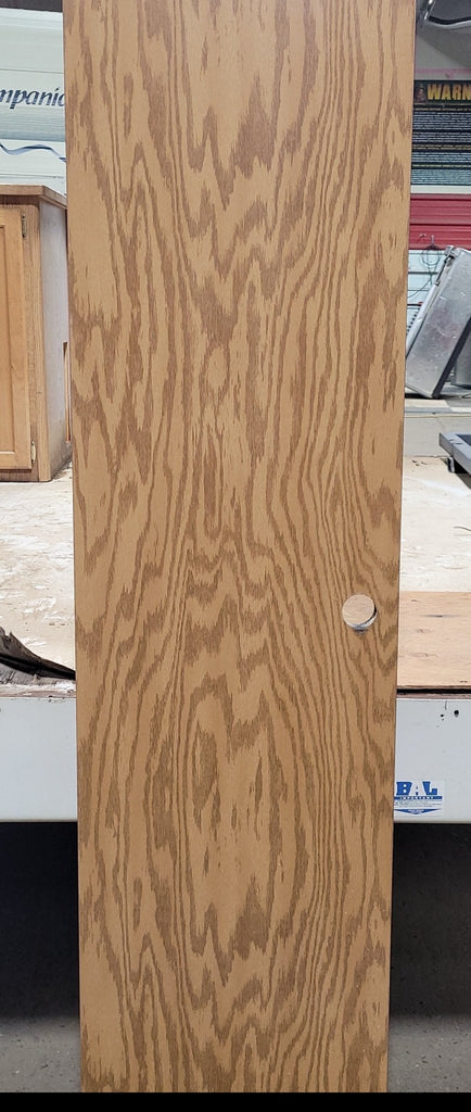 Used Interior Wooden Door 19 7/8" W X 75" H X 1 3/8" D - Young Farts RV Parts