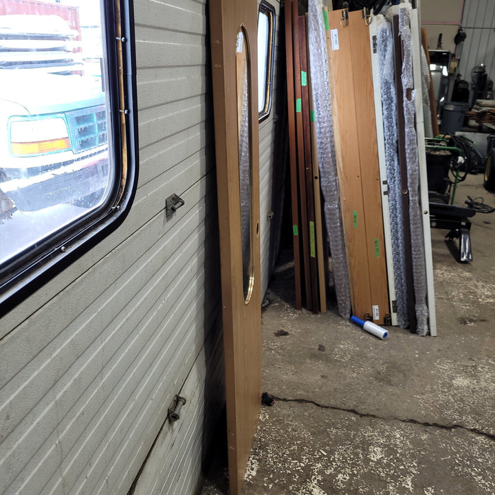 Used Interior Wooden Door 22 1/4" W X 72" H X 1 1/3" D - Young Farts RV Parts