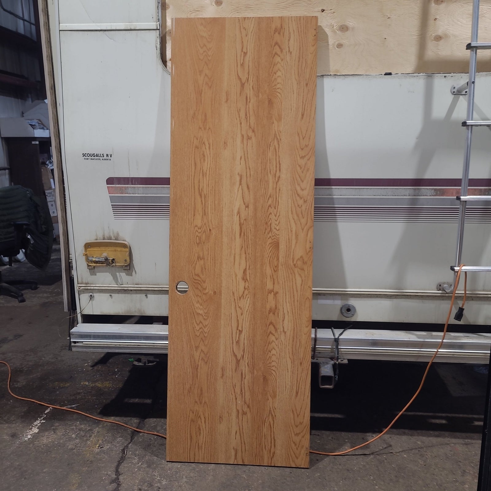 Used Interior Wooden Door 25 3/8