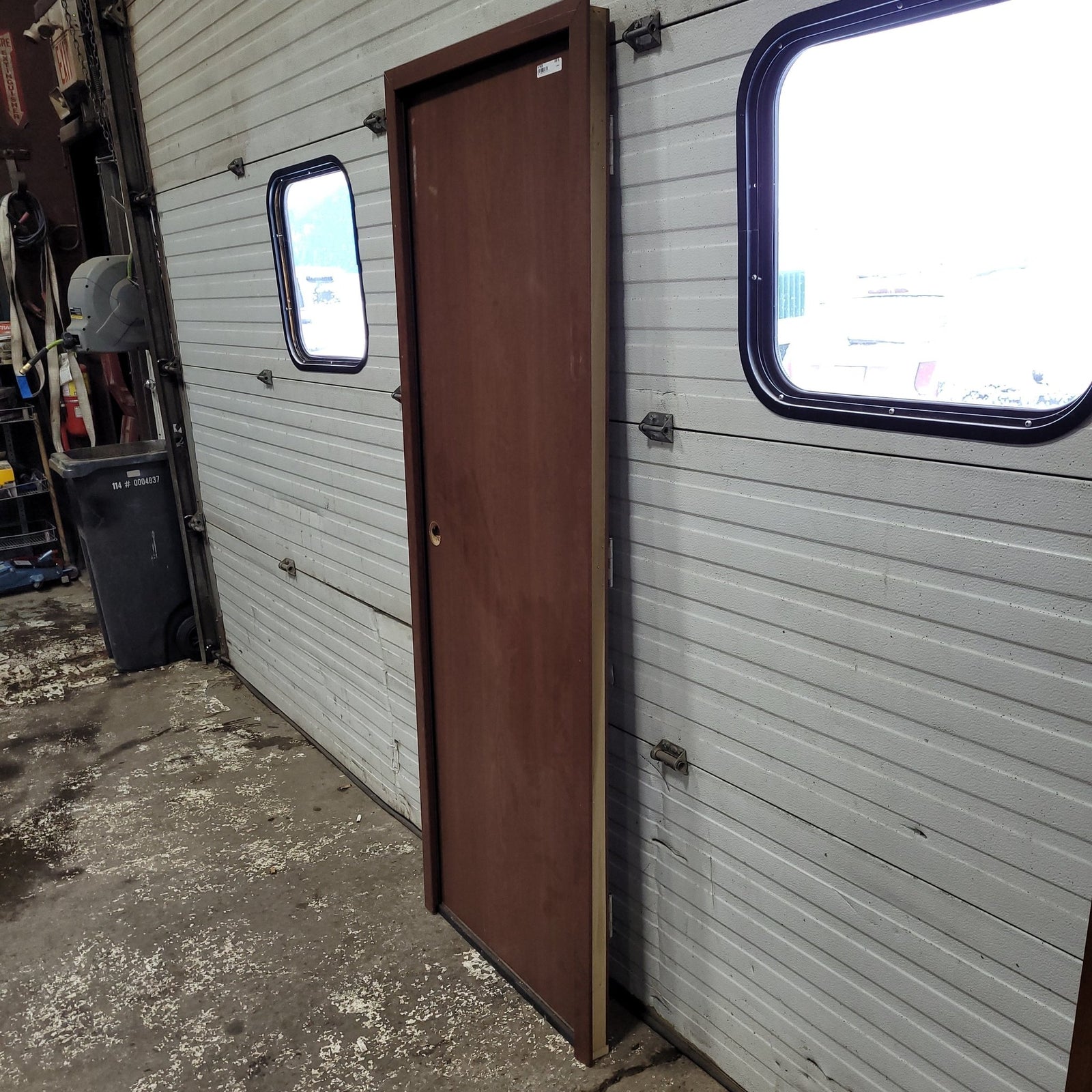 Used Interior Wooden Door & Frame 28 1/2