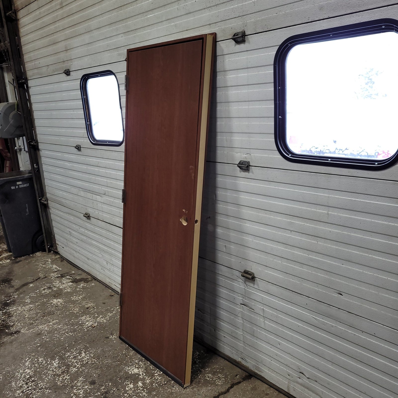 Used Interior Wooden Door & Frame 28 1/2