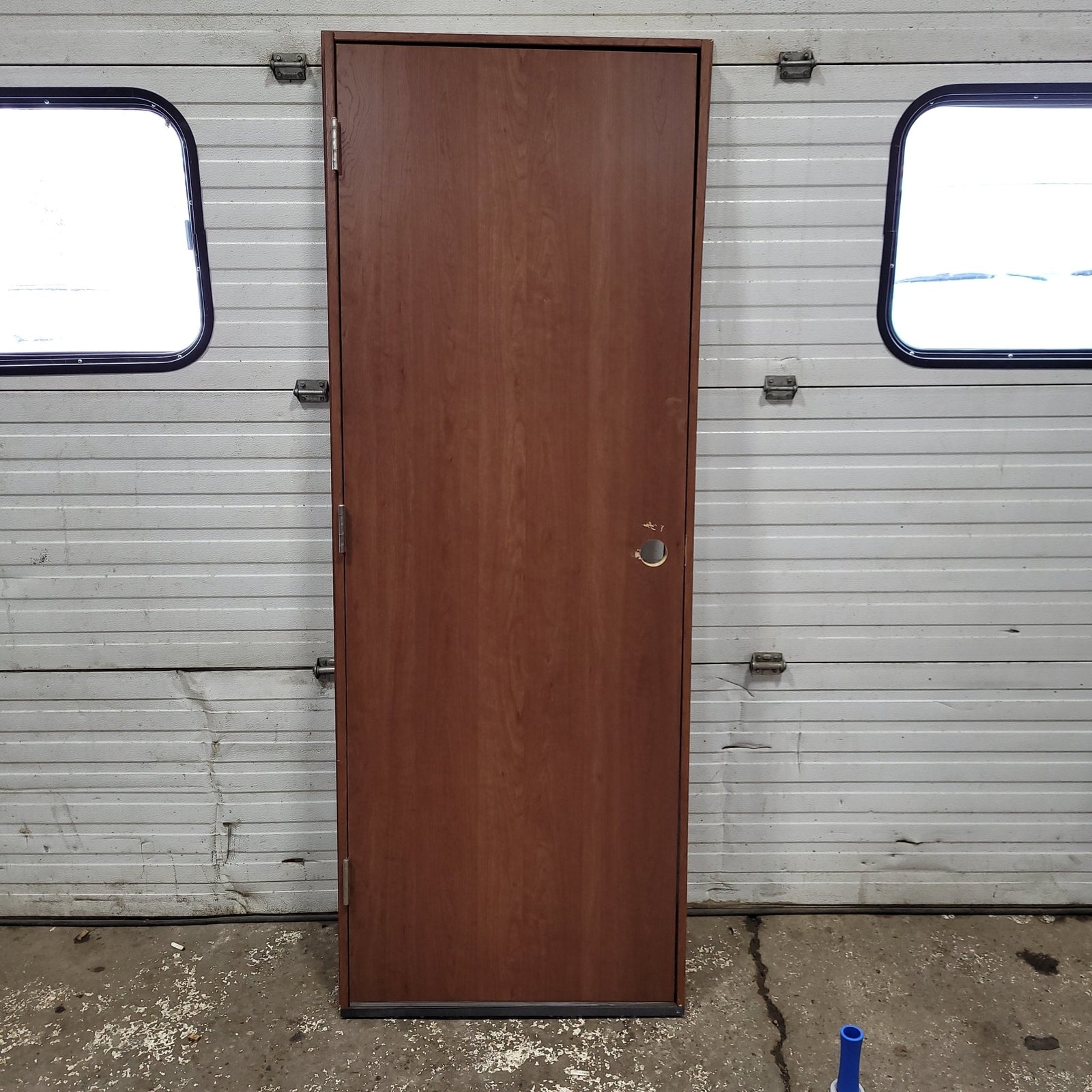 Used Interior Wooden Door & Frame 28 1/2