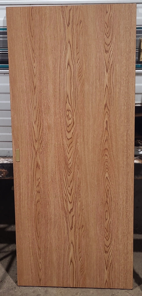 Used Interior Wooden Pocket Door 26 1/2" W X 61 3/4" H X 1 3/8" D - Young Farts RV Parts