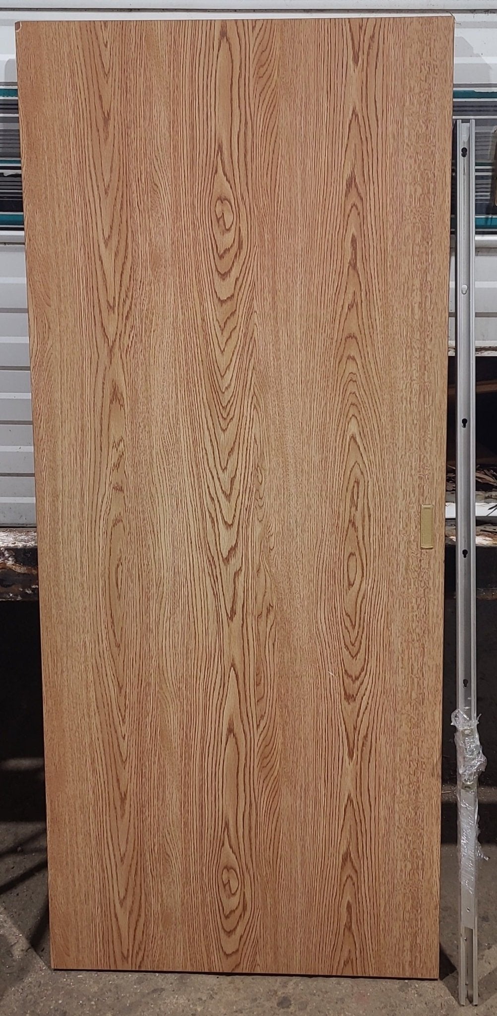 Used Interior Wooden Pocket Door 26 1/2