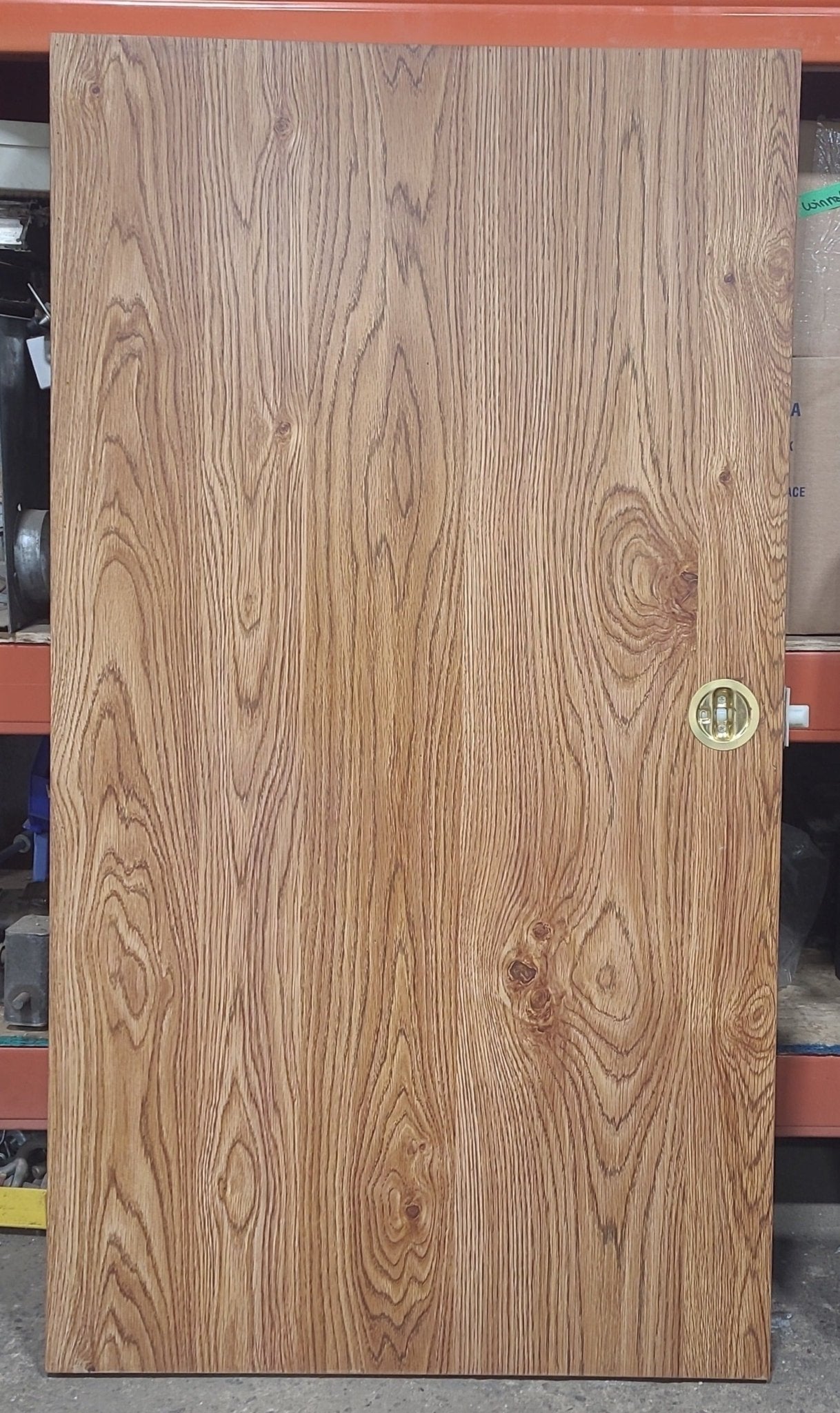 Used Interior Wooden Pocket Door 28 1/8