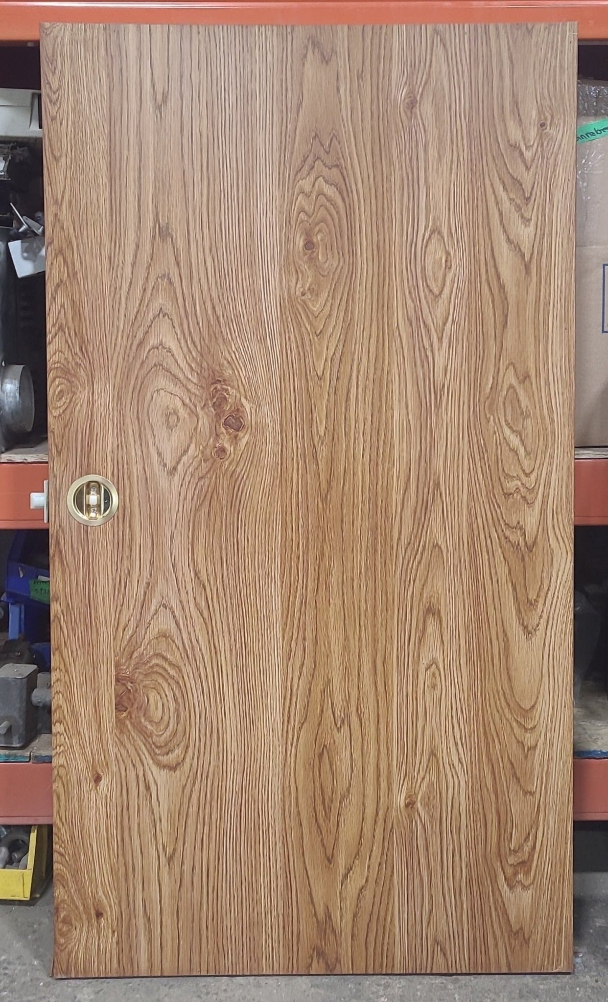 Used Interior Wooden Pocket Door 28 1/8