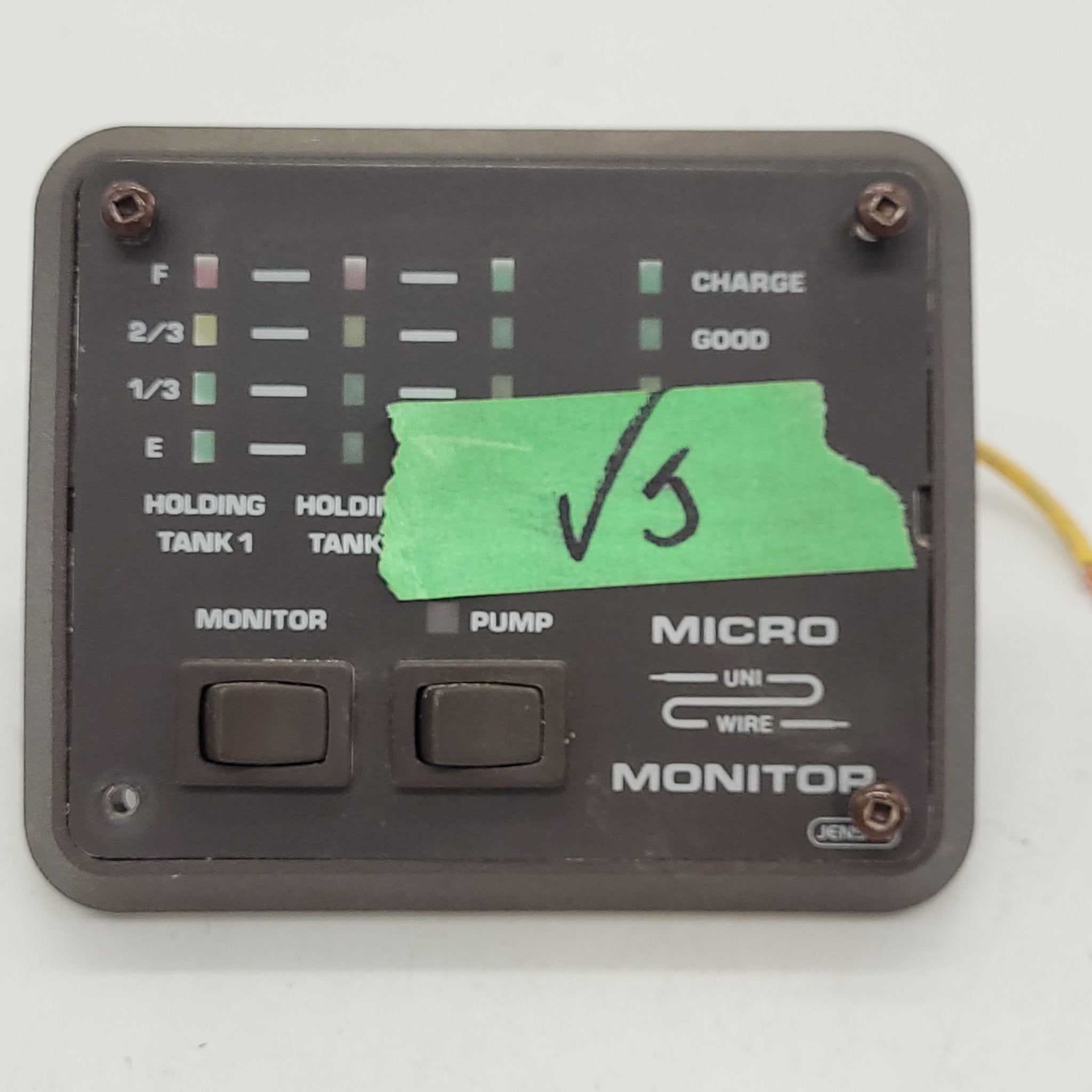 Buy Used JENSEN Tank Monitor System Panel Online - Young Farts RV Parts