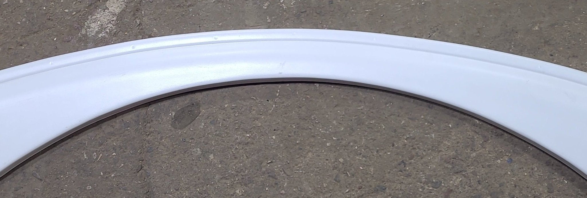 Used Keystone Fender Skirt (white) 77 1/4" X 6 1/4" - Young Farts RV Parts