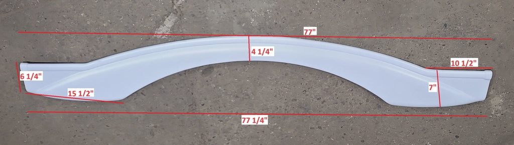 Used Keystone Fender Skirt (white) 77 1/4" X 6 1/4" - Young Farts RV Parts