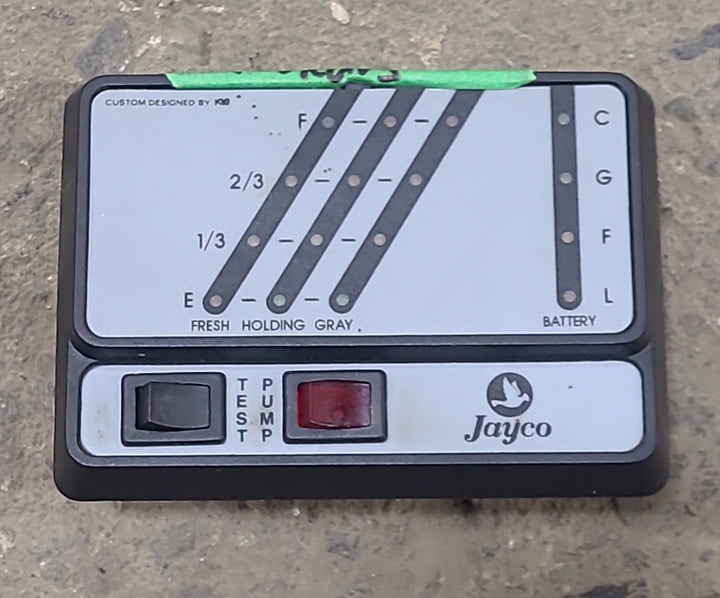 Used KIB Electronics K21 Tank Monitor System Panel : Jayco Branded - Young Farts RV Parts