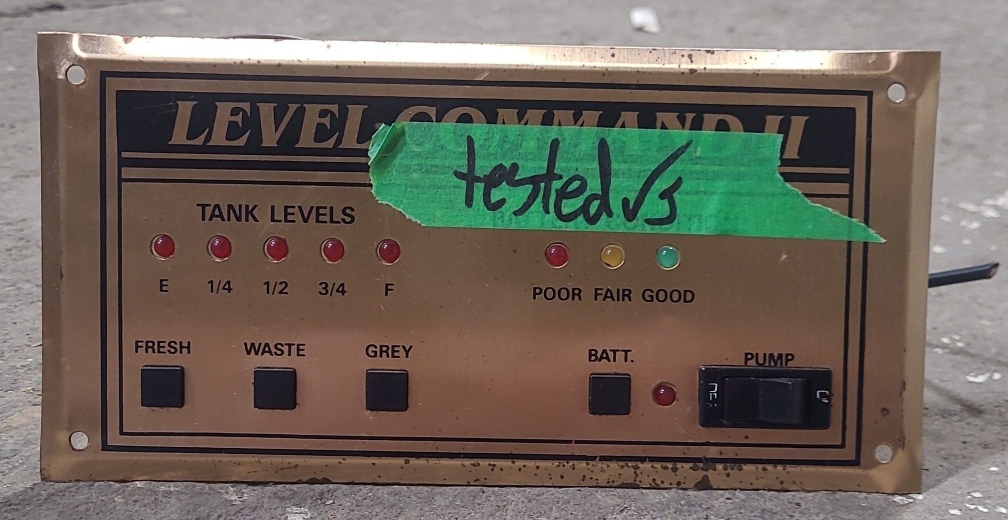 Buy Used Level Command II Control Panel Online - Young Farts RV Parts