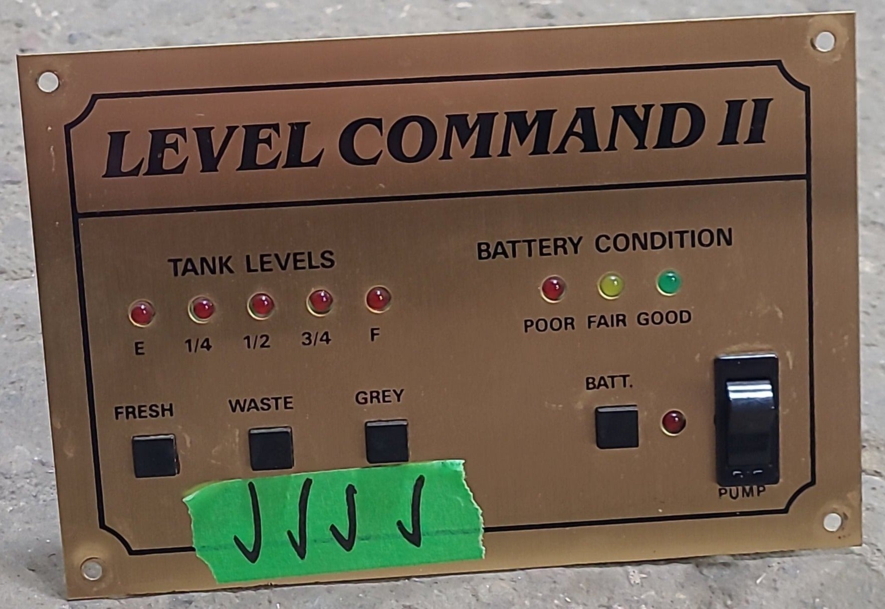Buy Used Level Command II Control Panel Online - Young Farts RV Parts