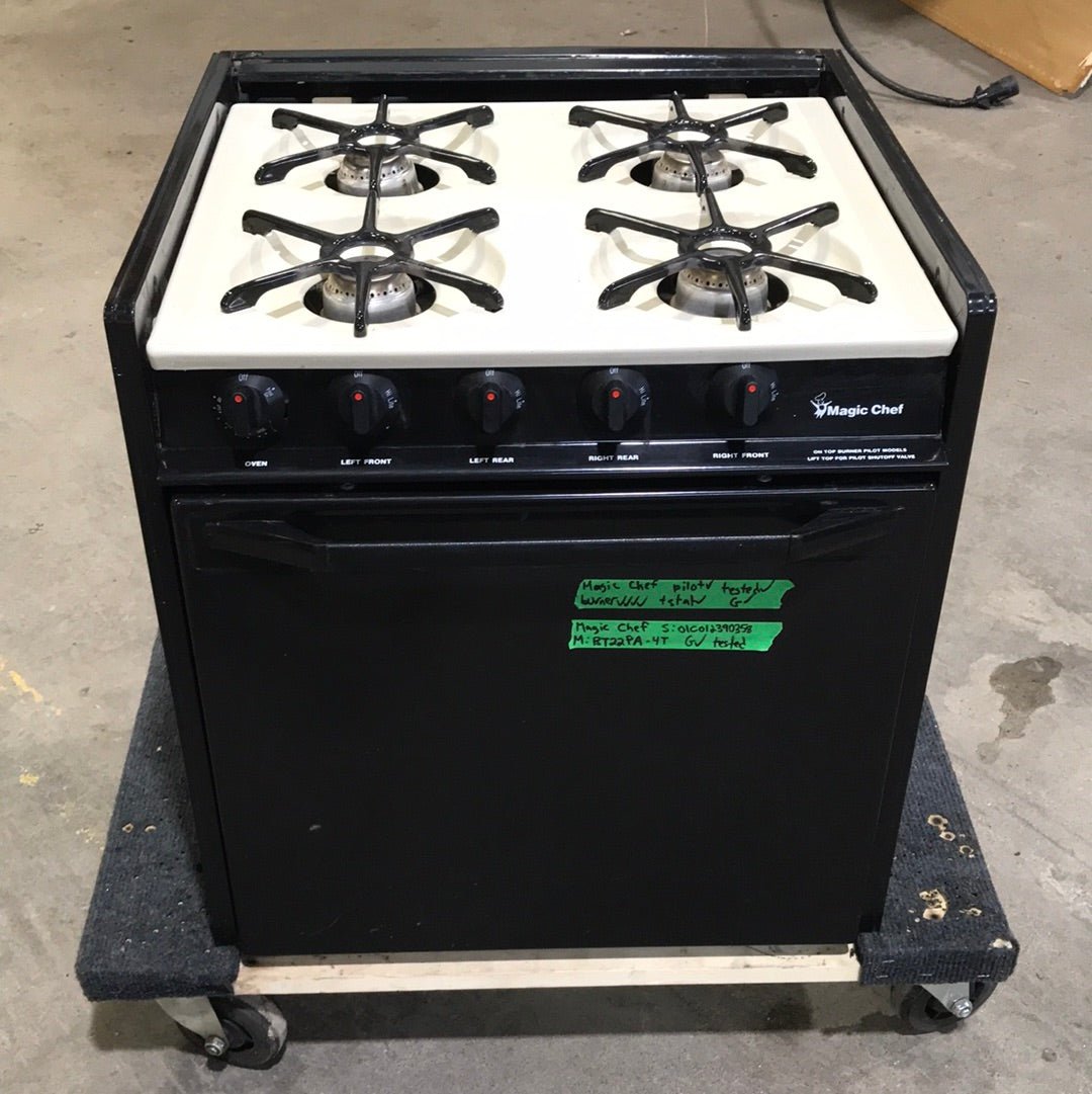 Used Magic Chef 4 Burner RV Range / Cooktop BT22PA-4T - Young Farts RV Parts