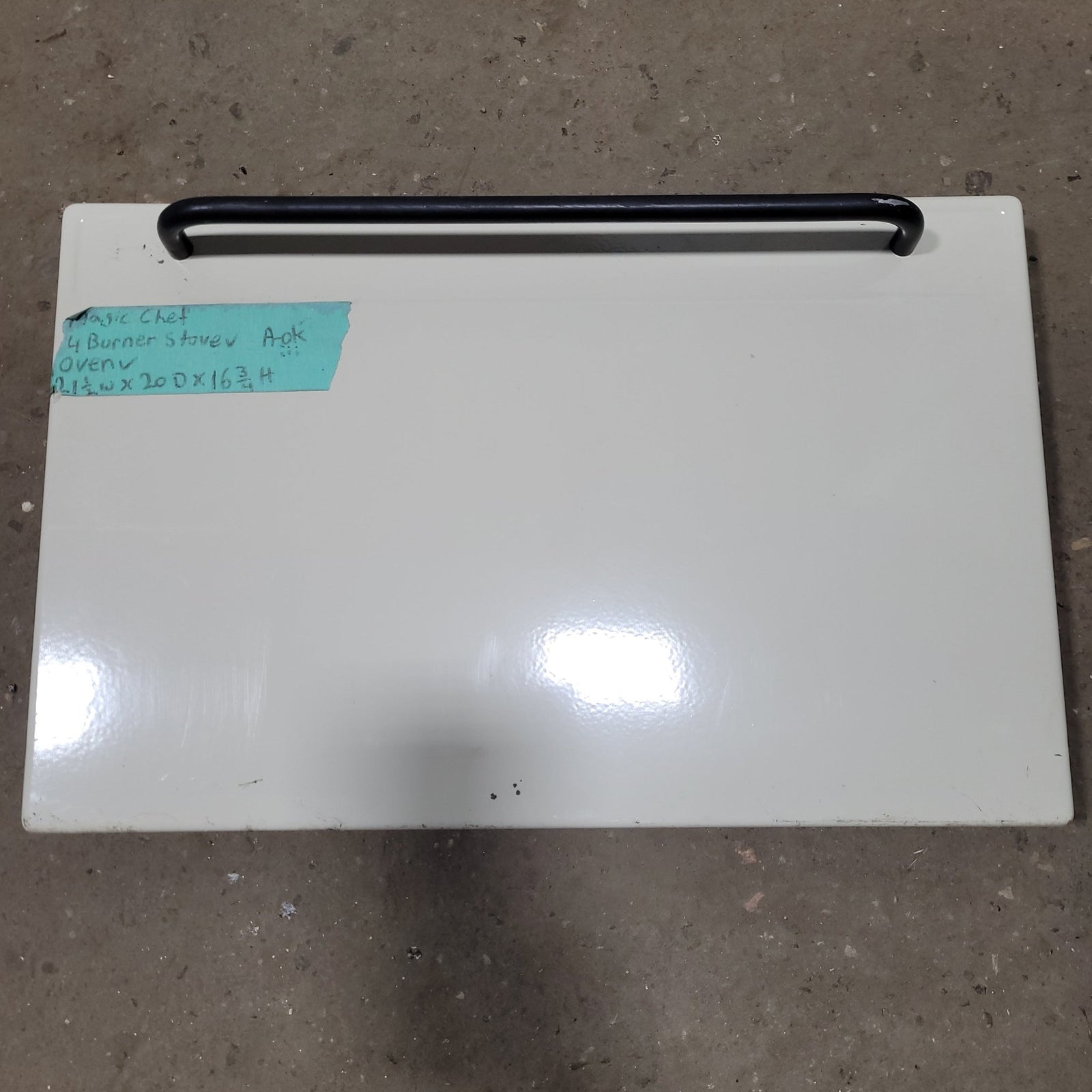 Used Magic Chef Oven Door- Complete For BT16RA-4 - Young Farts RV Parts
