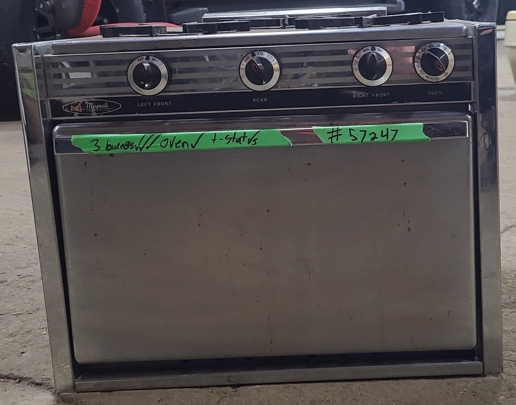 Used Maynell 3 Burner RV Range / Cooktop - Young Farts RV Parts