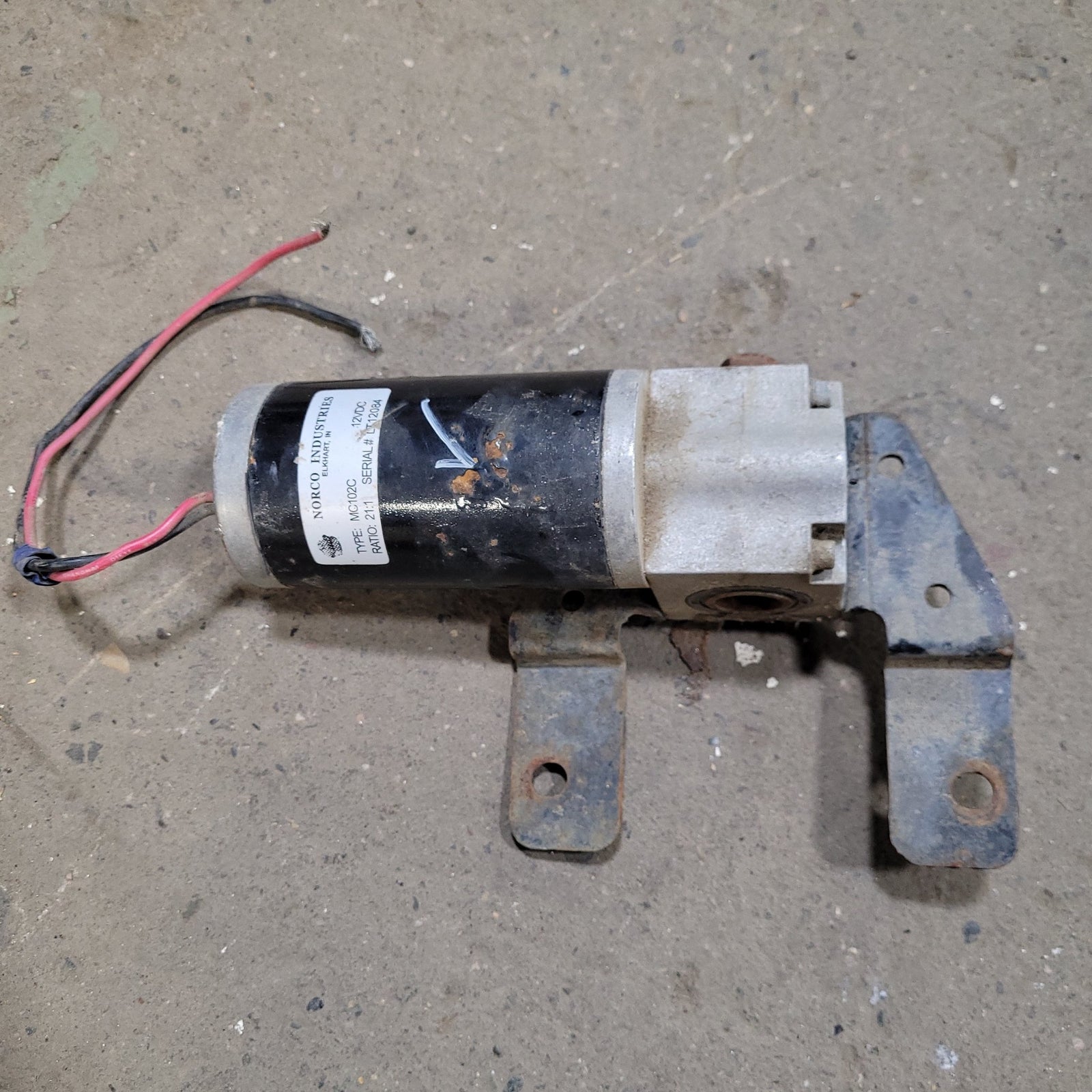 Used Norco RV Slide Out Motor MC102C - Young Farts RV Parts