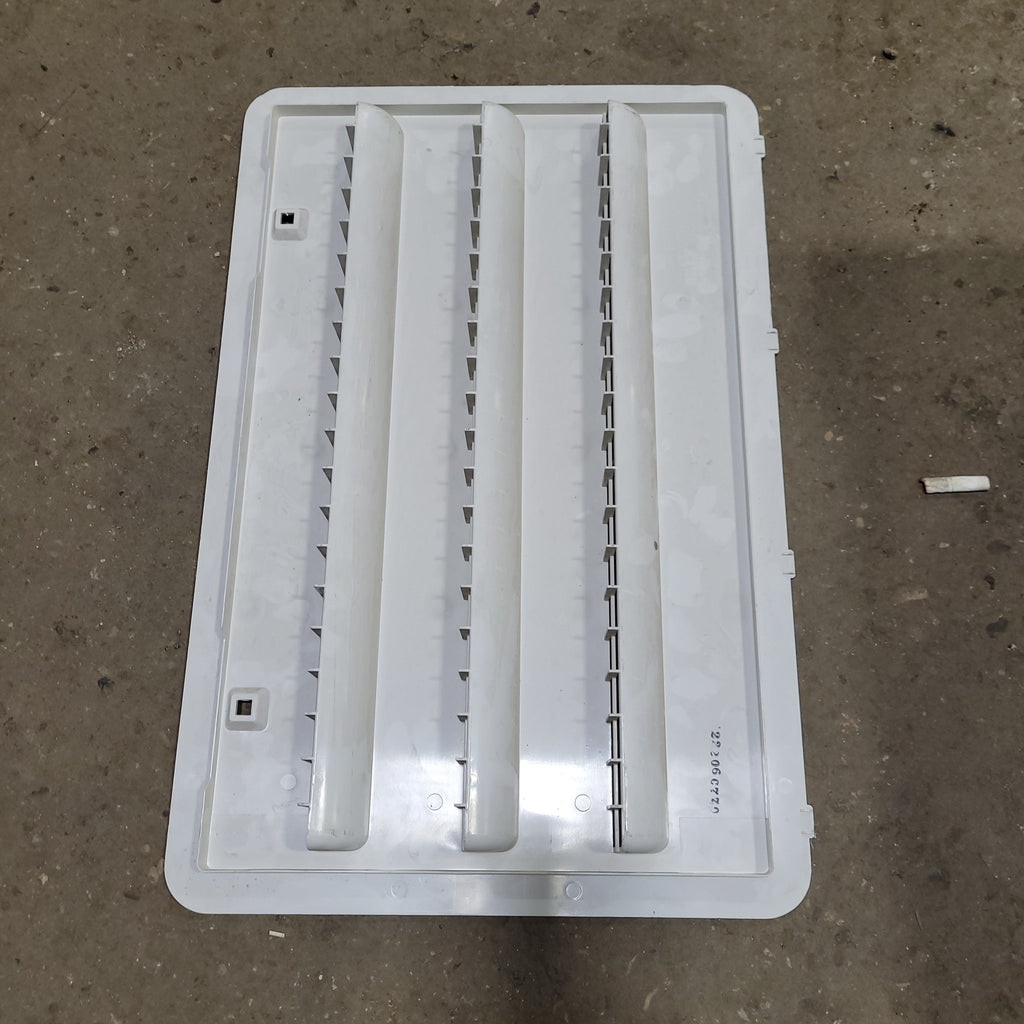 Used Norcold 621156 - Off White Air Intake Side Refrigerator Vent- NO FRAME - Young Farts RV Parts