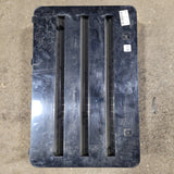 Used Norcold 621156BK - Black Air Intake Side Refrigerator Vent- NO FRAME