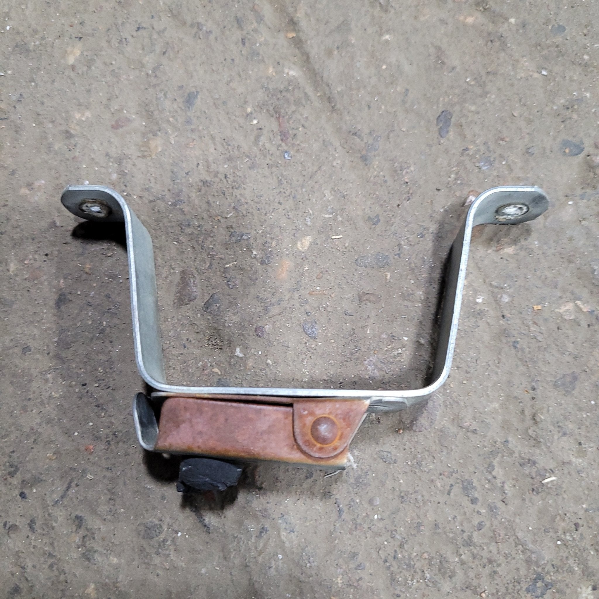 Used Old Style Door Holder With Bumper- 2" H - Young Farts RV Parts