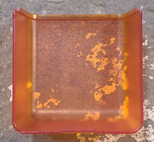 Load image into Gallery viewer, Used Porch Light Replacement Lens, Amber 3 3/4&quot; X 3 3/4&quot; - Young Farts RV Parts