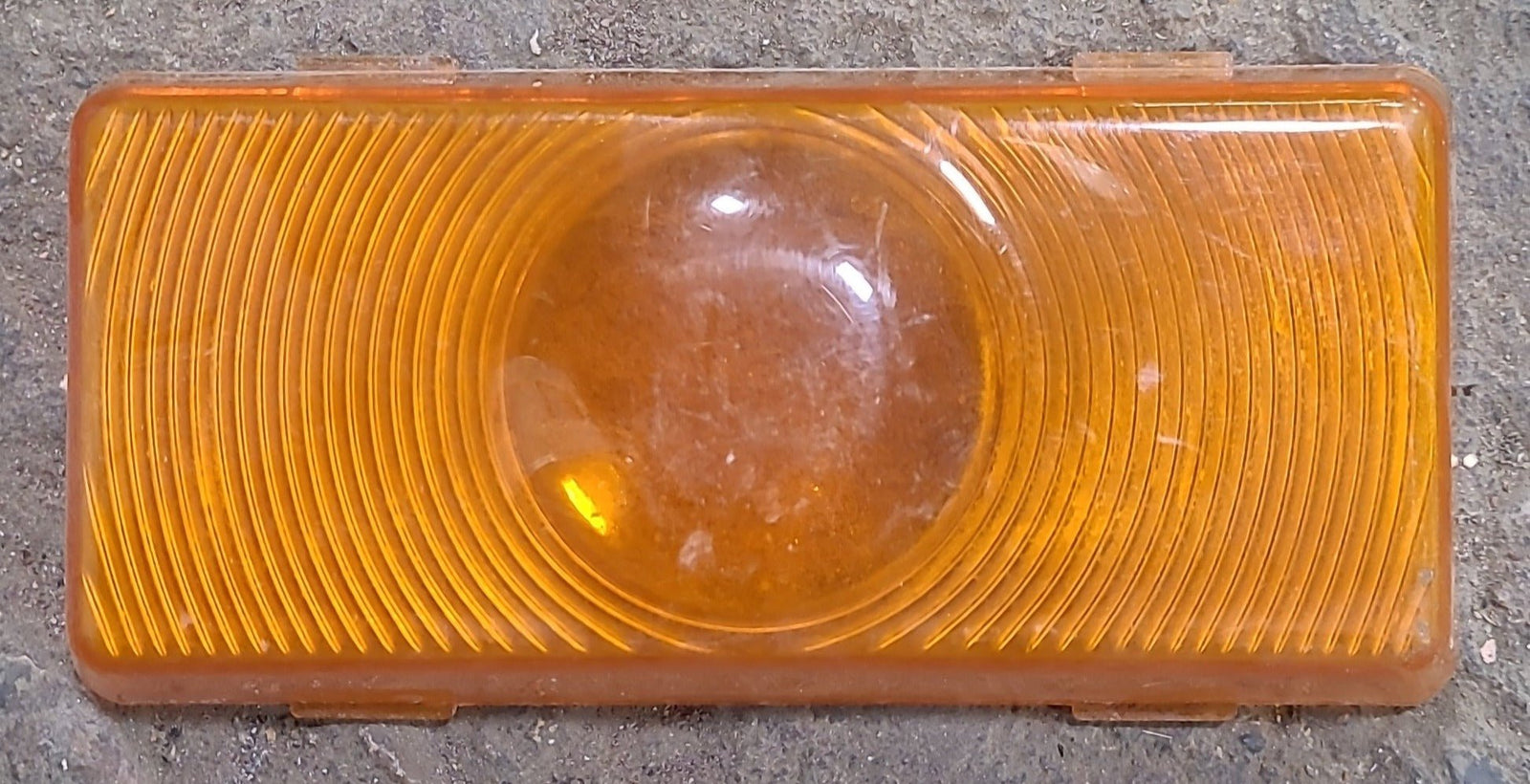 Used Porch Light Replacement Lens, Amber 4 7/8