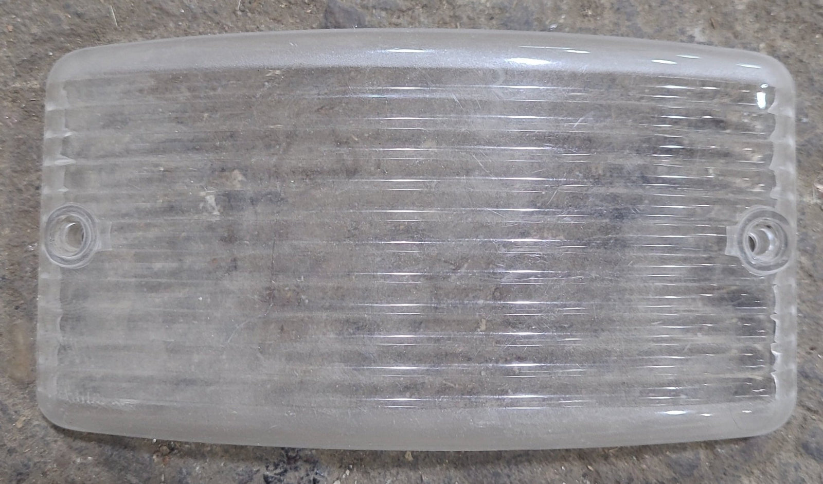 Used Porch Light Replacement Lens, Clear 5 1/2