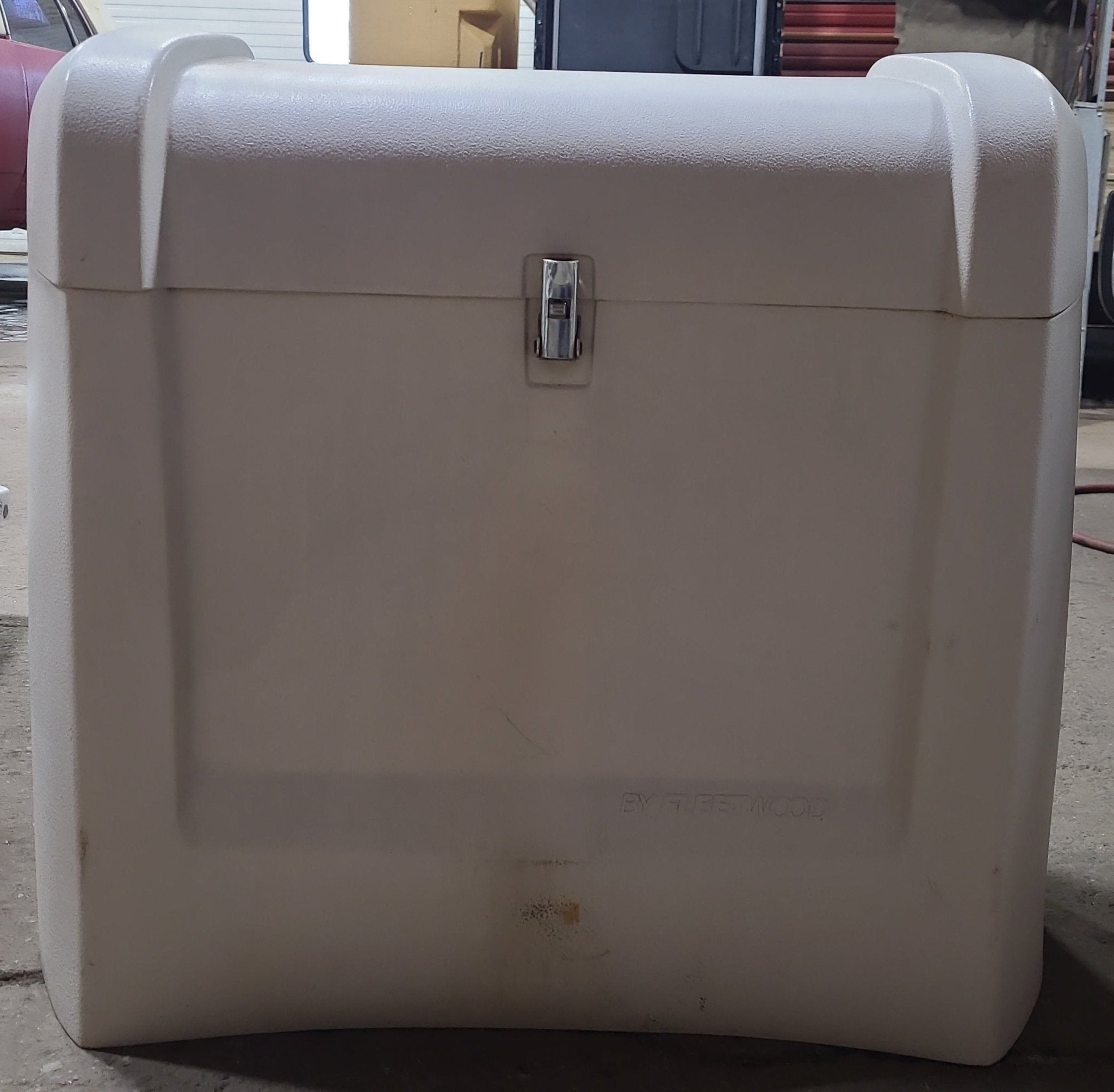 Used Propane Tank Cover - (Fits 30 LB Steel Double Tank) - Young Farts RV Parts