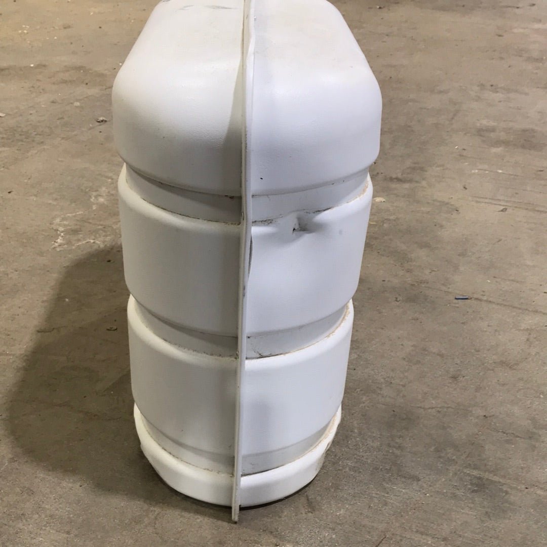 Used Propane Tank Cover - (Fits 30 LB Steel Double Tank) - Young Farts RV Parts