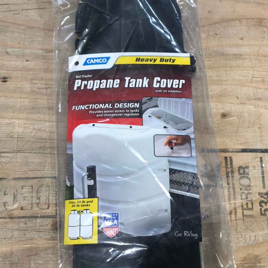 Used Propane Tank Cover Lid - Fits 20& 30 LB Steel Double Tank - Young Farts RV Parts