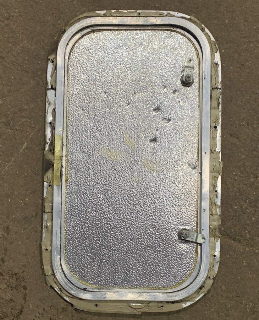 Used Radius Cargo / compartment Door 19 3/4" x 10 3/4" x 1/2"D - Young Farts RV Parts