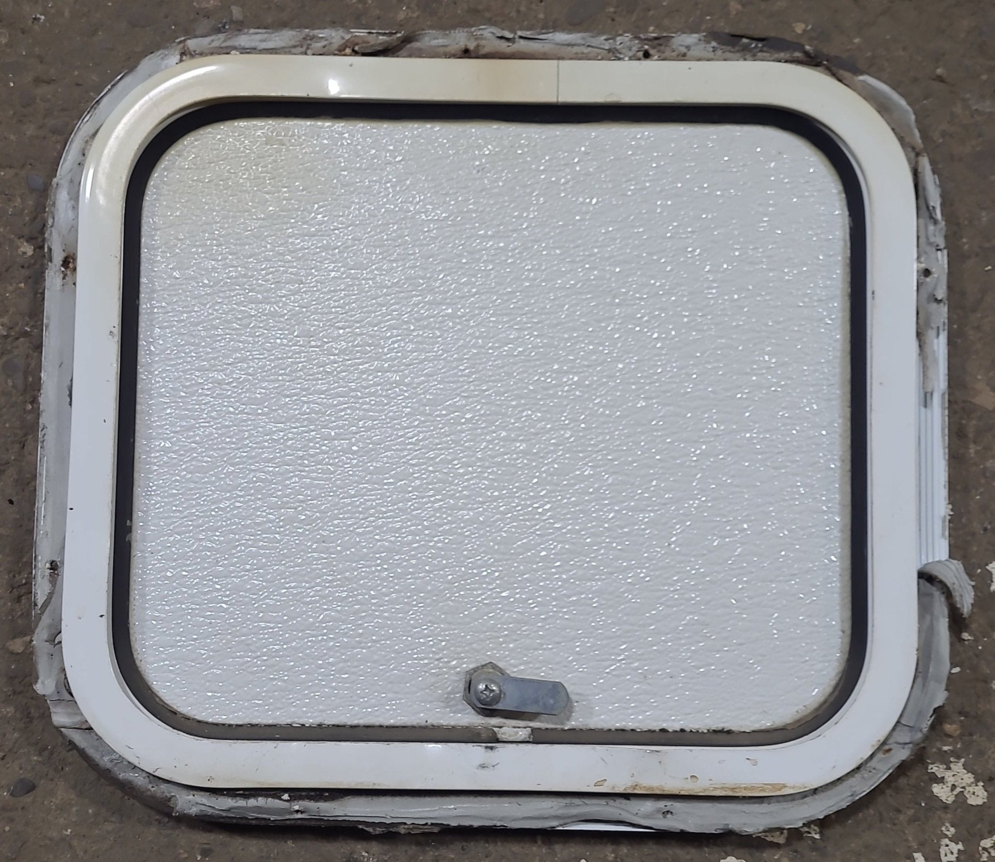 Used Radius Cornered Cargo Door 15 3/4" x 13 3/4" x 5/8" D - Young Farts RV Parts