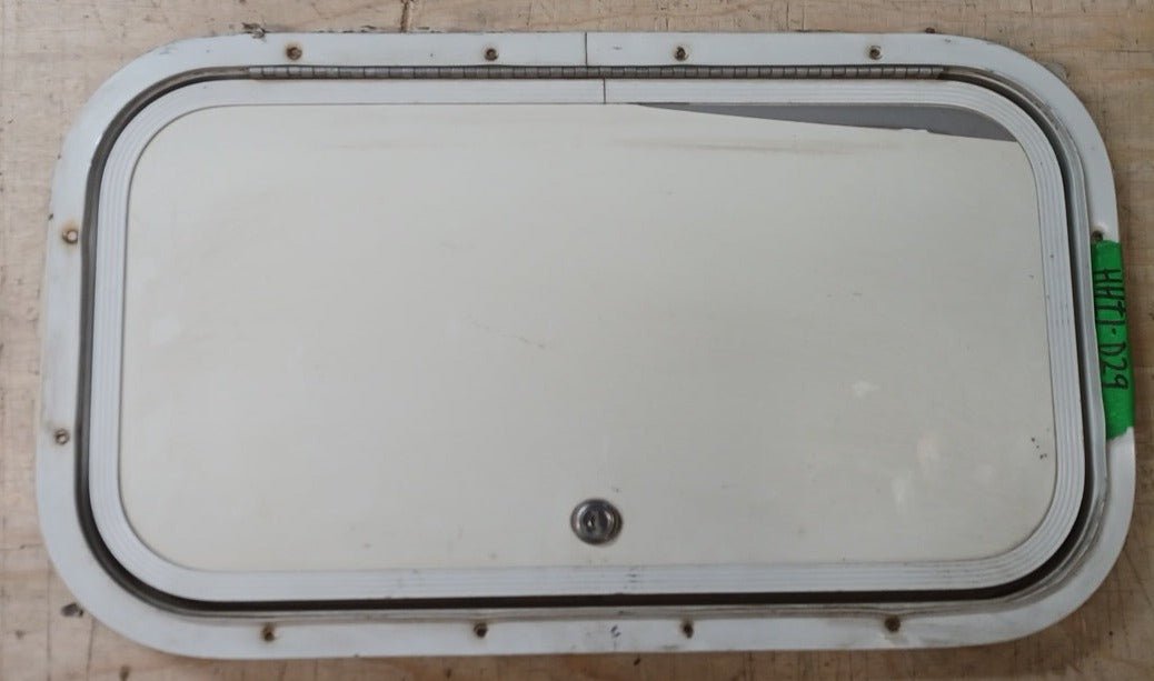 Used Radius Cornered Cargo Door 19 3/4" x 10 7/8" x 5/8"D - Young Farts RV Parts