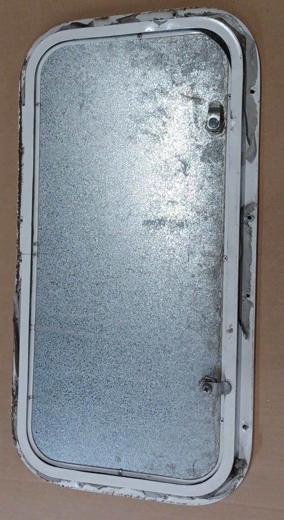 Used Radius Cornered Cargo Door 23 7/8" x 11 7/8" - Young Farts RV Parts