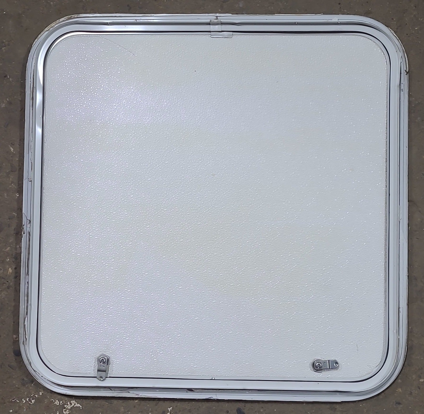 Used Radius Cornered Cargo Door 25 3/4" x 25 3/4" x 1" D - Young Farts RV Parts