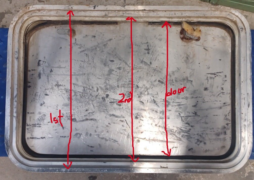 Used Radius Cornered Cargo Door 28 5/8