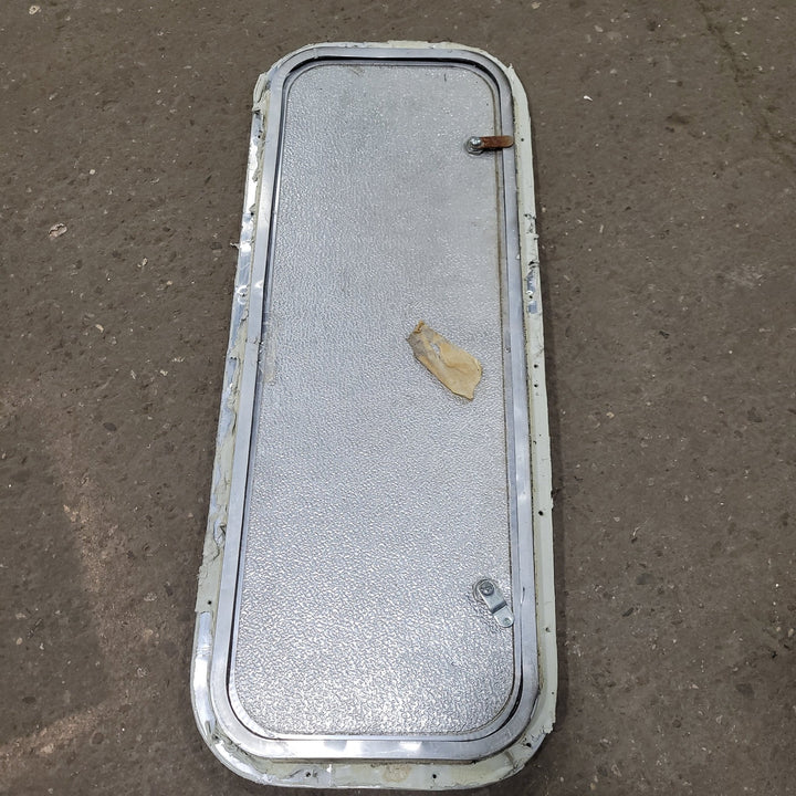 Used Radius Cornered Cargo Door 29 3/4" x 10 3/4" X 1/2" D - Young Farts RV Parts