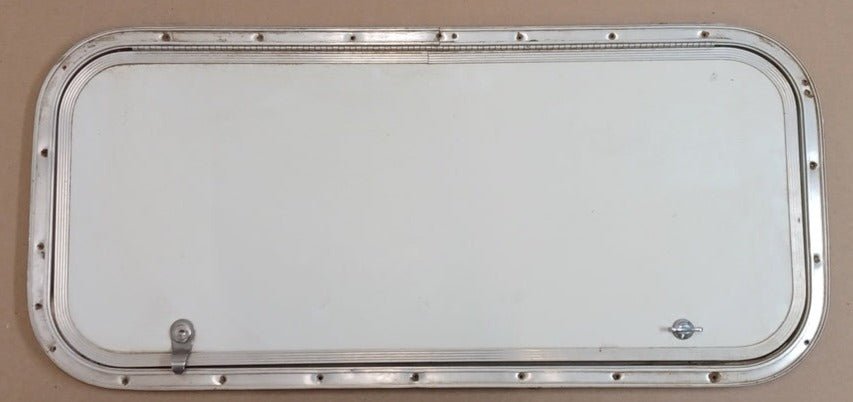 Used Radius Cornered Cargo Door 31 3/4" x 13 3/4" x 7/8"D - Young Farts RV Parts