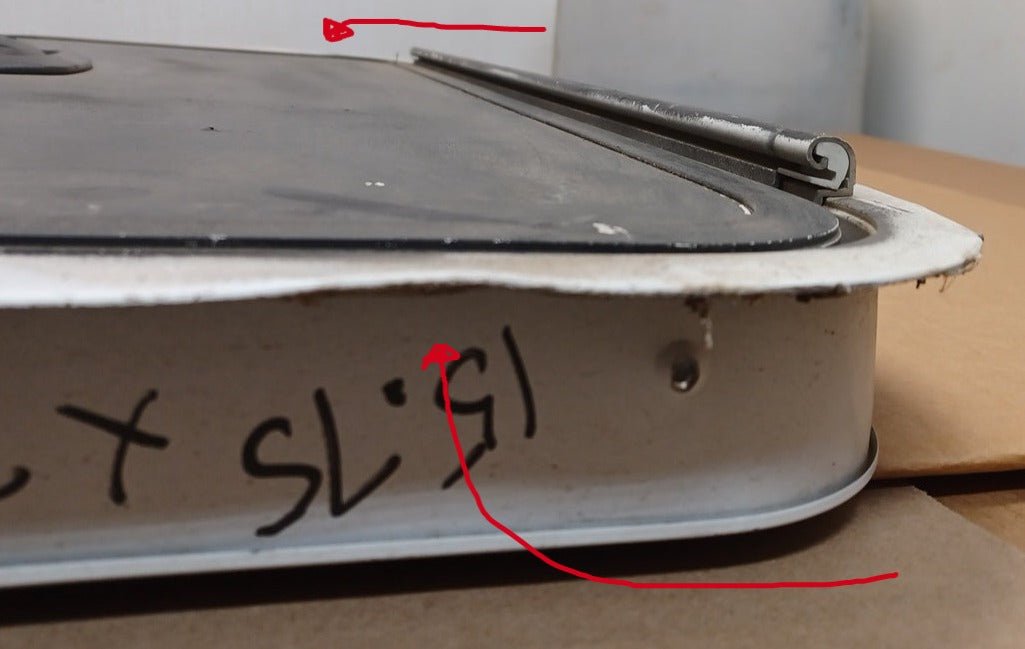 Used Radius Cornered Cargo Door 35 3/4