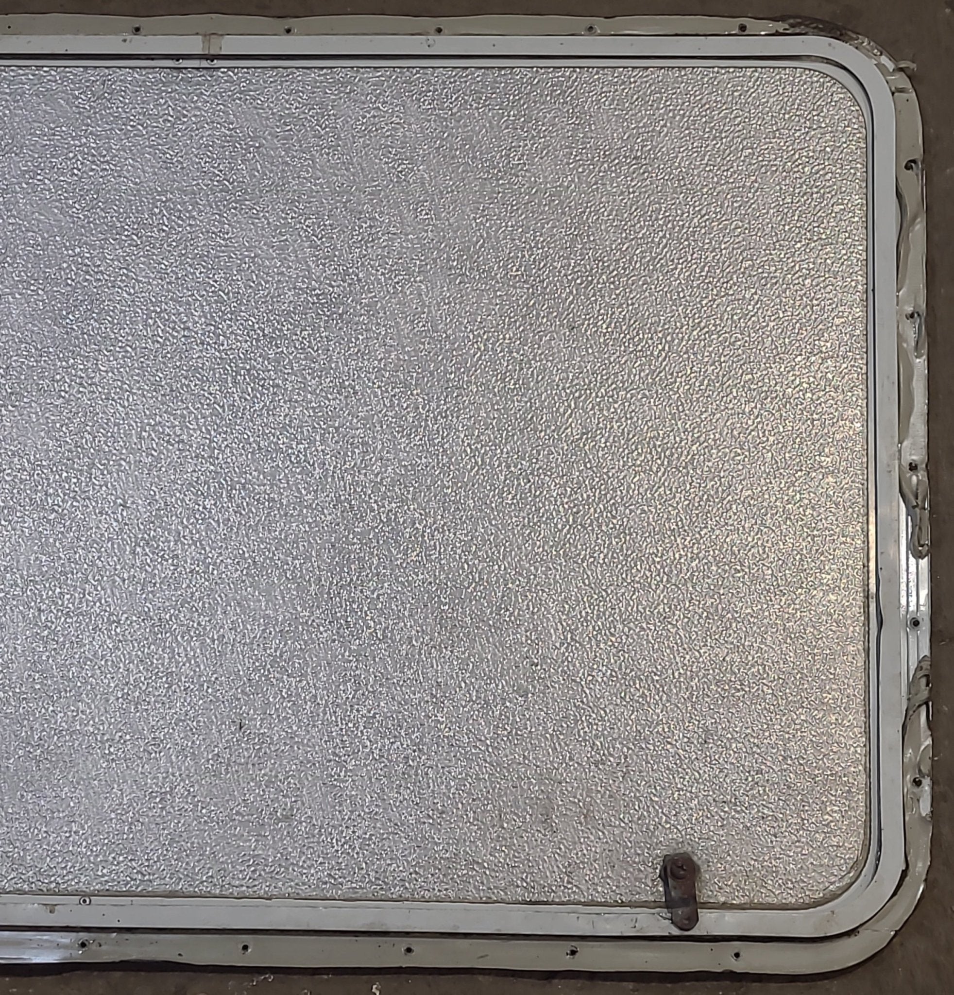 Used Radius Cornered Cargo Door 35 3/4" x 23 3/8" x 1/2" D - Young Farts RV Parts