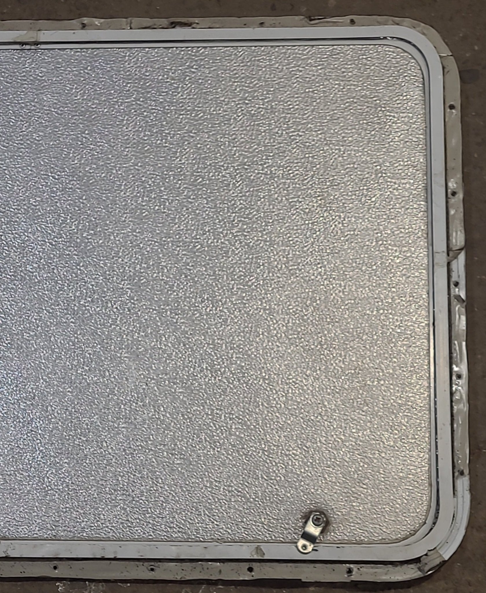 Used Radius Cornered Cargo Door 35 3/4" x 23 3/8" x 1/2" D - Young Farts RV Parts