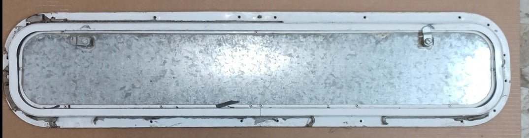 Used Radius Cornered Cargo Door 35 3/4" x 6 7/8" x 3/4"D - Young Farts RV Parts