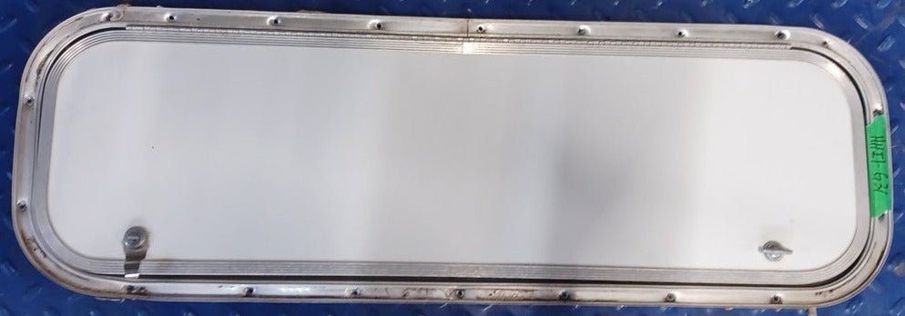 Used Radius Cornered Cargo Door 35 7/8" x 10 3/4" x 5/8"D - Young Farts RV Parts