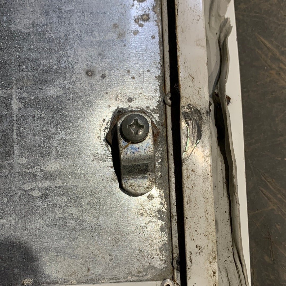 Used Radius Cornered Cargo Door 39 3/4" x 17 3/4" x 1/2"D - Young Farts RV Parts