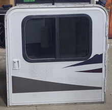 Load image into Gallery viewer, Used Radius Storage/ Teardrop Trailer Entry Door 42 1/2&quot; x 42 1/4&quot; - Young Farts RV Parts