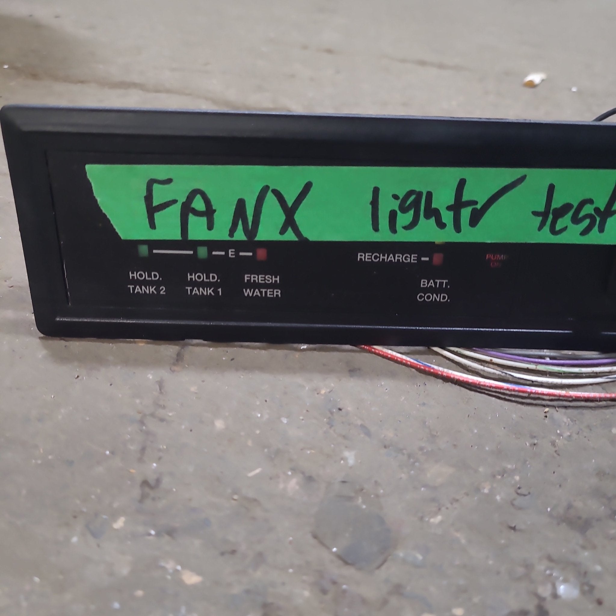Used Range Hood Fan Front Panel with Circuit Board - Young Farts RV Parts