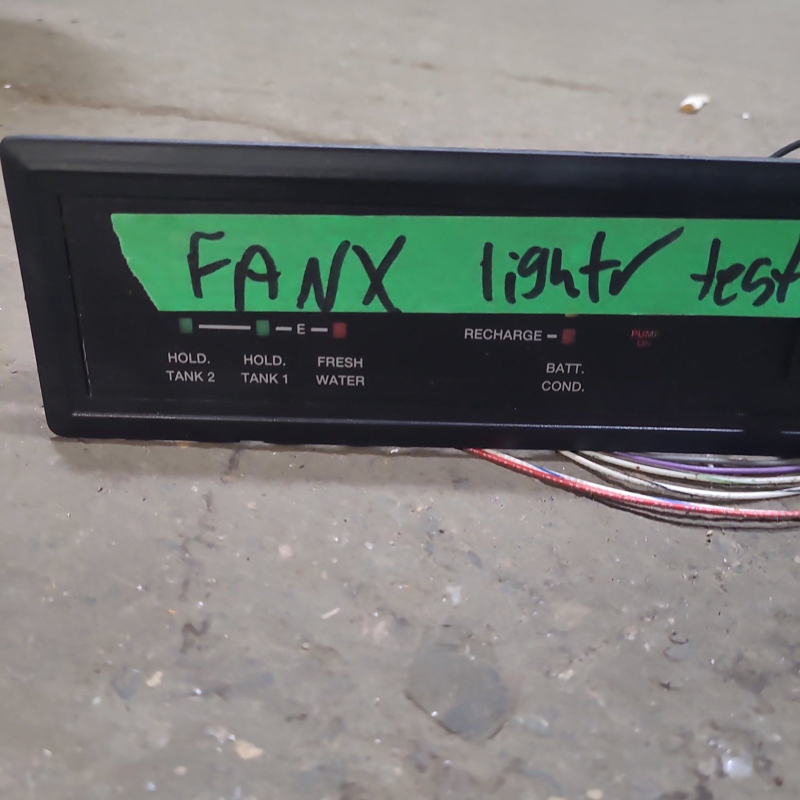 Used Range Hood Fan Front Panel with Circuit Board - Young Farts RV Parts
