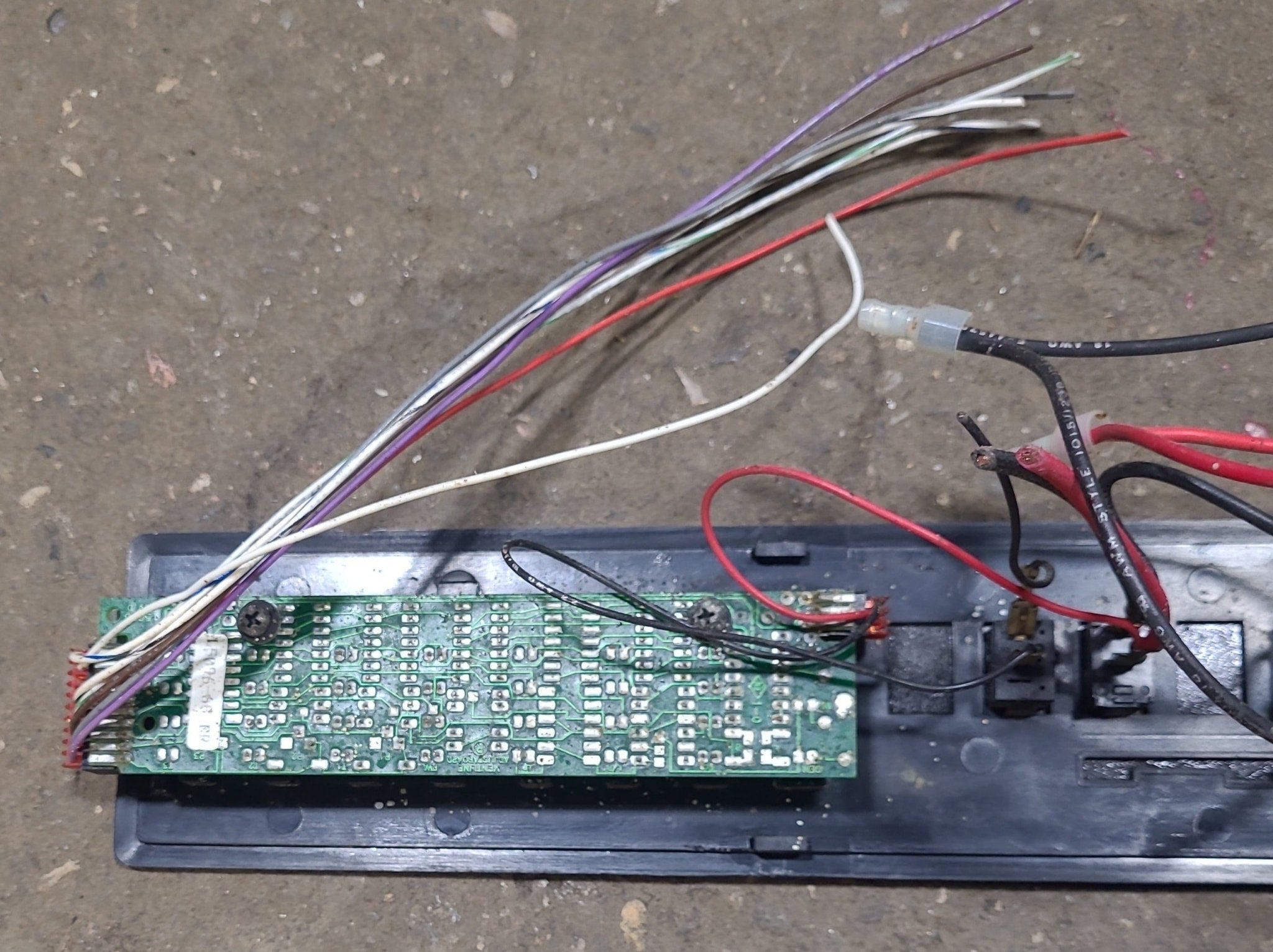 Used Range Hood Fan Front Panel with Circuit Board - Young Farts RV Parts